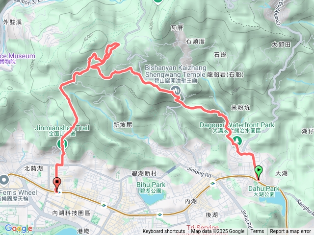 大溝溪縱走金面山