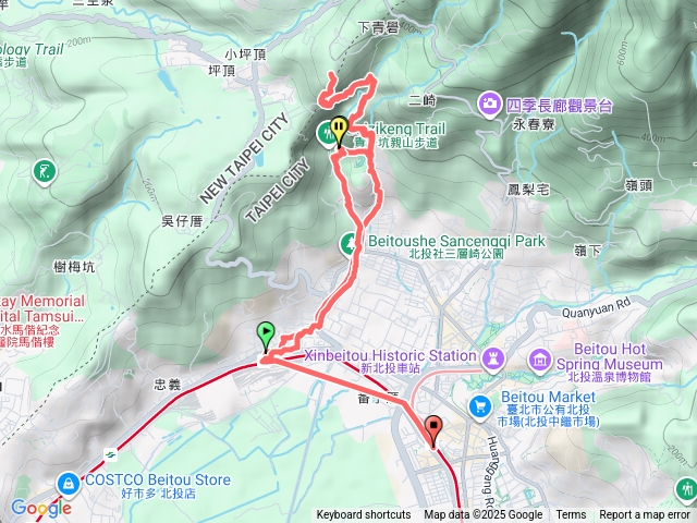 貴子坑親山小坪頂三角點