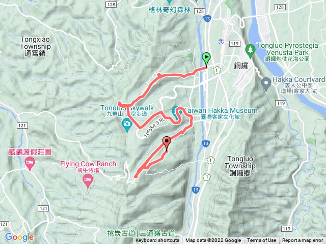 苗栗/銅鑼/牛角坑山（土調）、虎頭崁山（三等）、茄苳崑尾山（遺失）、茄苳更山（三等）