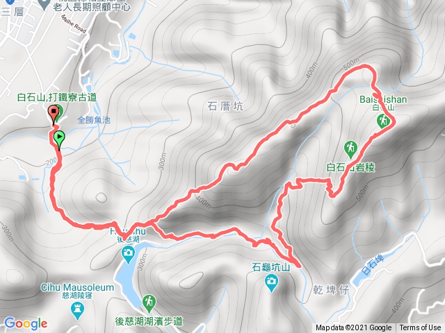 打鐵寮 白石山P型縱走