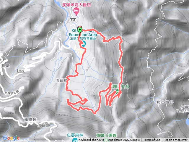 溪頭、南鳳凰山小O縱走