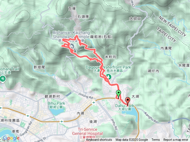 內湖三尖圓覺尖忠勇山鯉魚山