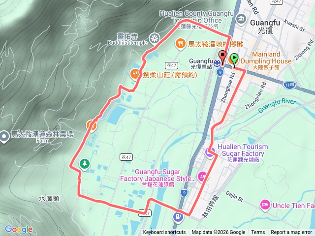 光復濕地生態線