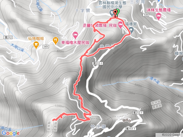 雲嘉大尖山後棟仔山2018-01-14