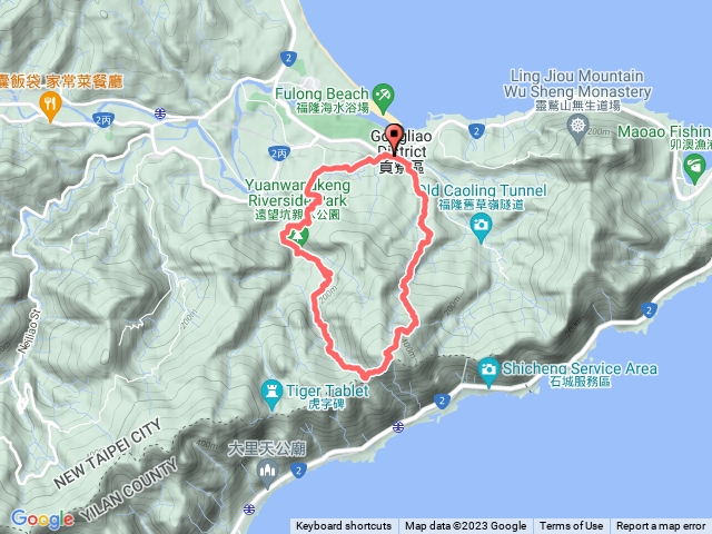 20230113 福隆車站 龜媽坑古道東線 大湖山 遠望坑古道環狀