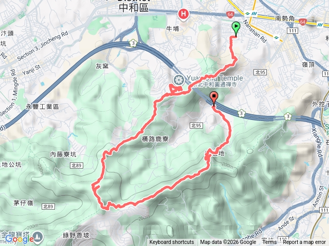 中和圓通寺至烘爐地南山福德宮-20260109預覽圖