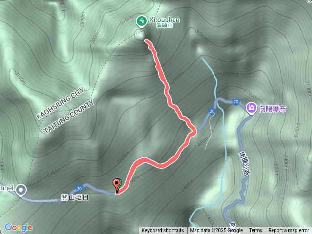 南橫溪頭山下雨至石瀑折返未登頂