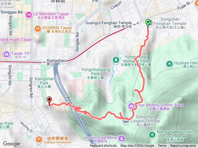 四獸山健行預覽圖