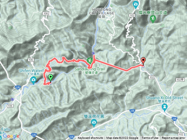 野人谷六瀑+三貂嶺瀑布群+三貂嶺隧道