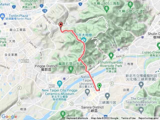 阿四坑大榕樹福源山步道連走