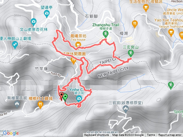 銀河洞越嶺步道-三玄宮山-鵝角格山-銀河洞越嶺步道