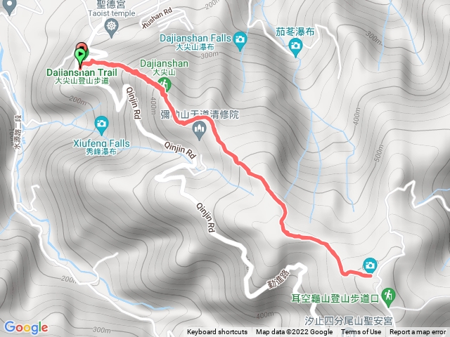 大尖山、四分尾連走