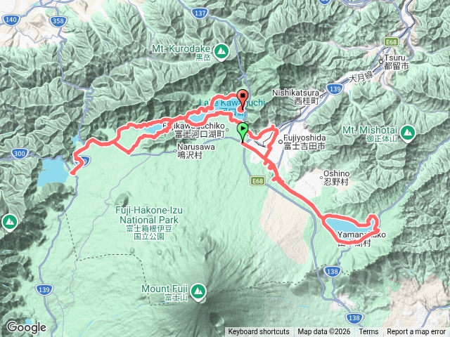 富士五湖自行車繞3湖