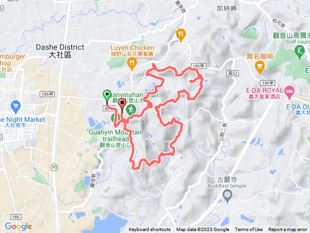 大社觀音山連峰
