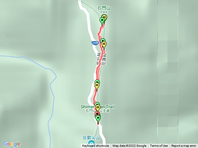 合歡石門山夜登（星空，月圓，兩大兩小）