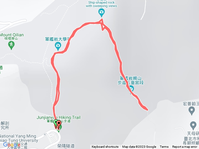 夜爬軍艦岩-迷路驚魂記