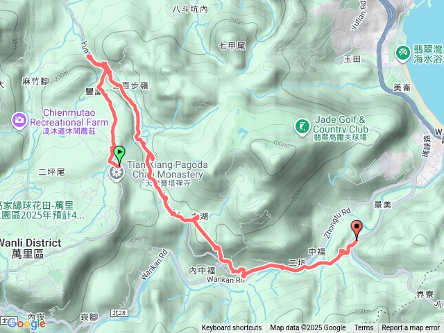 2025-08-30萬里集會所麻斯廩水圳豐廩古道基隆第二水源第一二隧道一二調水井水管路古道回磚廠站