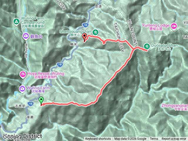 平多勝縱走預覽圖