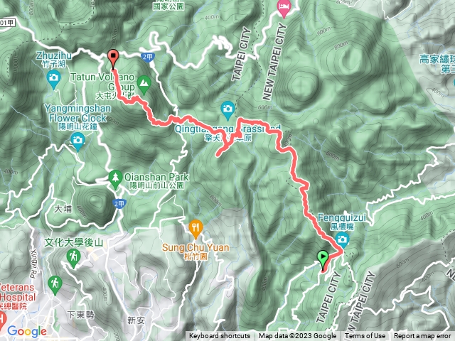 陽明山東西大縱走（東段）