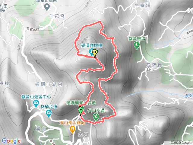 Day43尖山步道接北橫古道全段上硬漢嶺健走