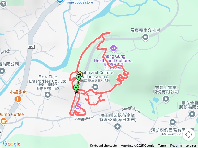 「步道悠遊」長庚養生文化村步道O型