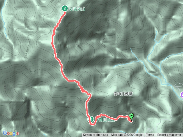 埔里六秀 | 守城大山｜守關山南峰 | 守關山預覽圖