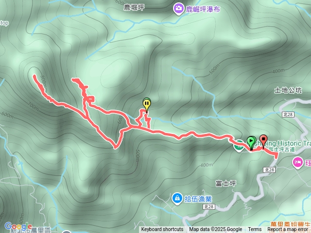 富士坪古道富士坪山大尖山P型走
