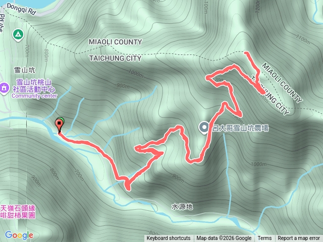 雪山坑山來回