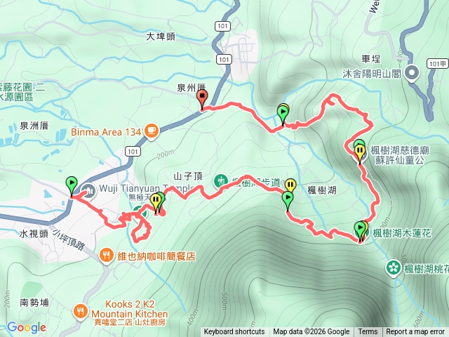 20260206 天元宮(櫻花) 楓樹湖步道(木蓮花) 跤頭趺崙步道