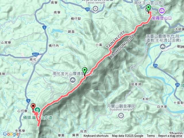 20250119烏山縱走