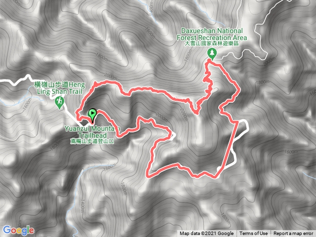 鳶嘴山-稍來-大雪山產業道路