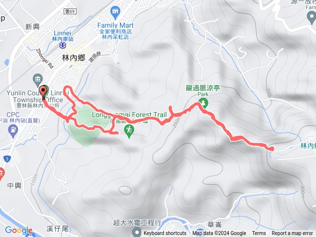 雲林林內－龍過脈森林步道