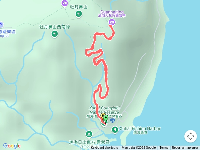 20250501旭海草原東入口-觀海平台來回預覽圖