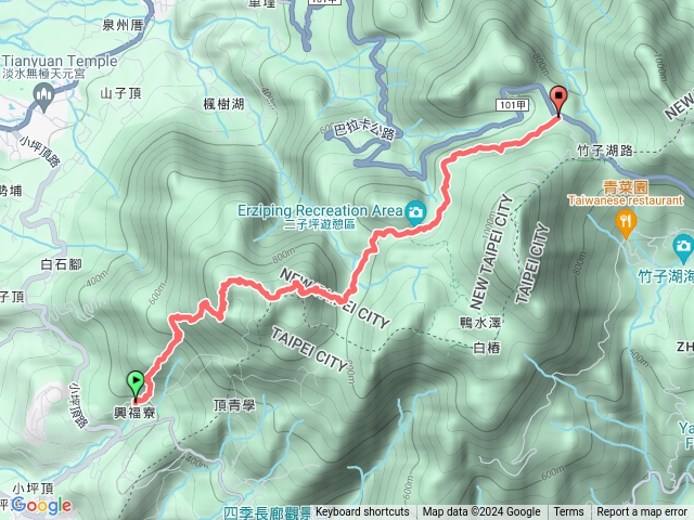 2024/8/24（六）興福寮步道向天池山二子坪