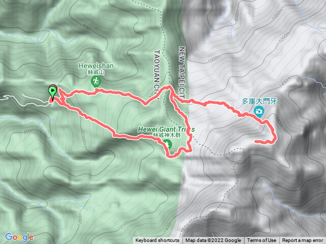 20221112 多堐山，北插天山，赫威山，三山連走
