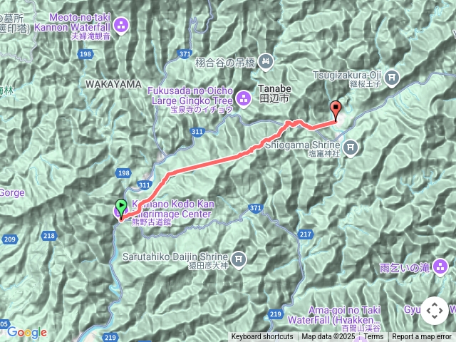 熊野古道中邊路day2-滝尻-近露
