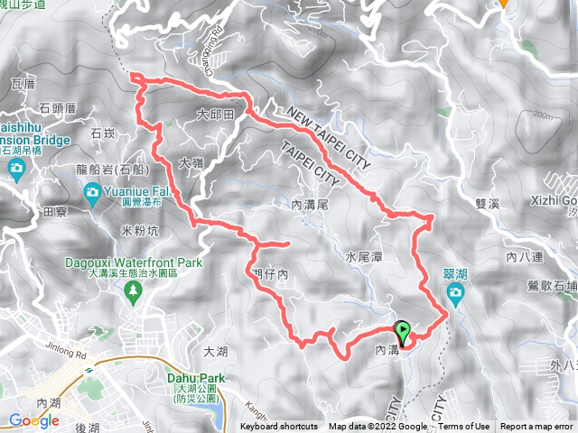 2022.04 台北/汐止、內湖十八連峰  O型