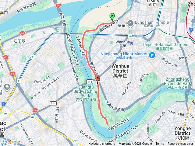 新店溪右岸2公里第三根電線桿里程5公里預覽圖