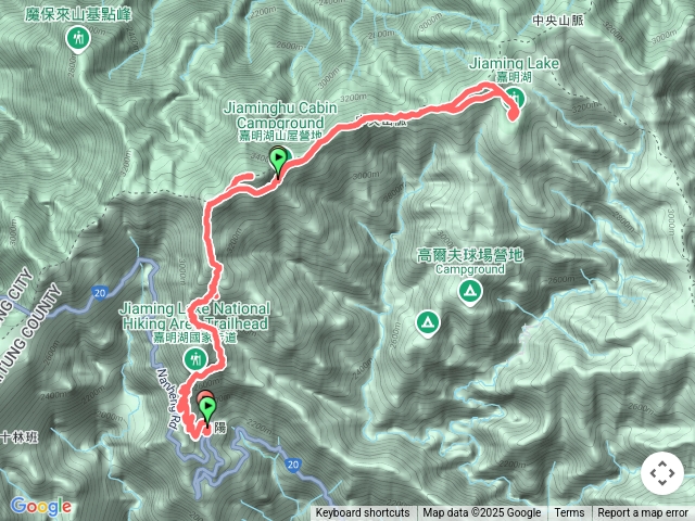 嘉明湖2天1夜，順撿向陽、三叉山
