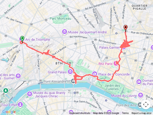 20250603巴黎凱旋門-香榭大道-小皇宮-老佛爺