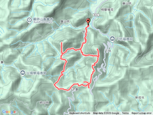20251004中坑東山北豹子廚山中坑西山O形