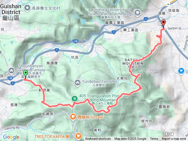桃園龜山 台北天際線8 新潮嶺山-大棟山縱走預覽圖