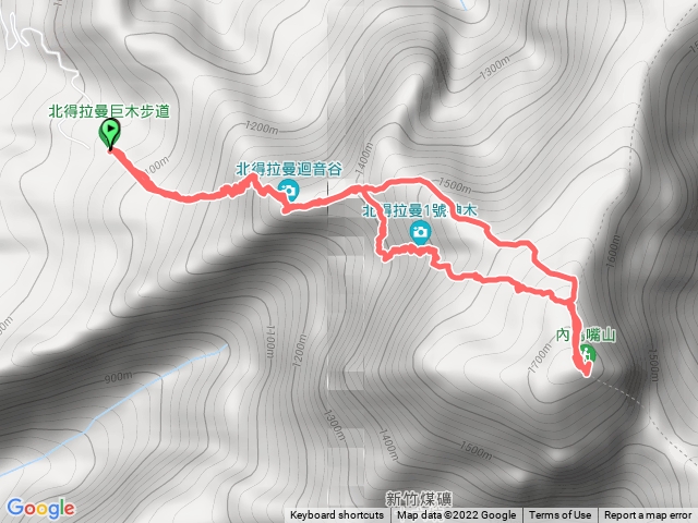北得拉曼山-內鳥嘴 2022/3/10