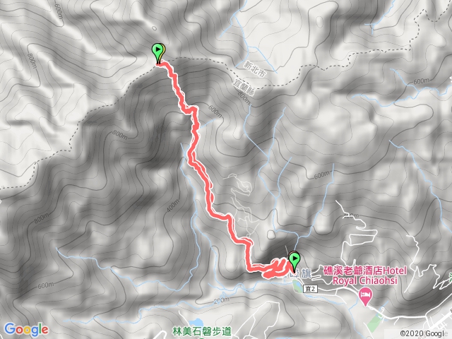 聖母山莊步道登抹茶山哩!
