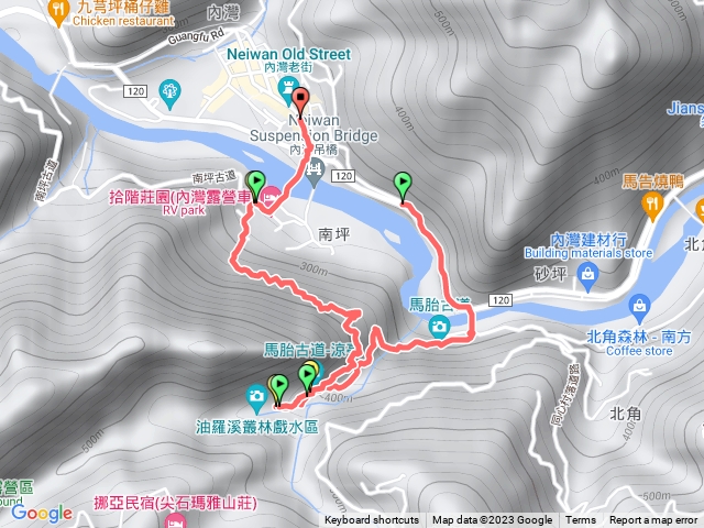 馬胎、南坪古道+內灣