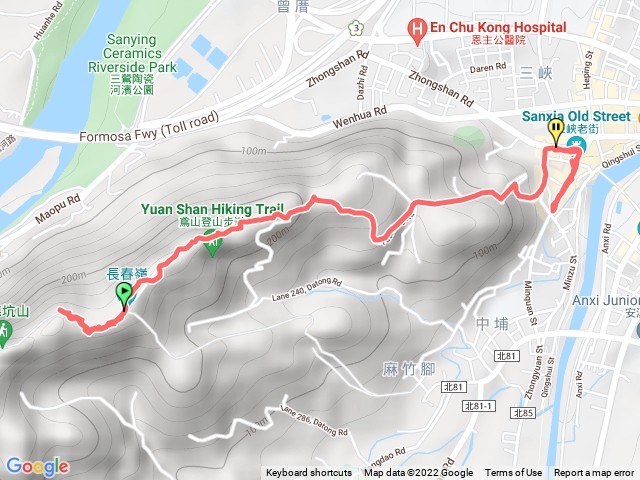 三峽鳶山_沒走到彩壁中途折返_老街_20220101