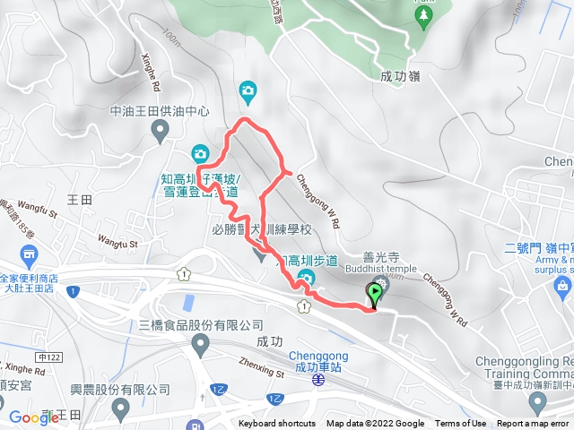 學田知高圳步道