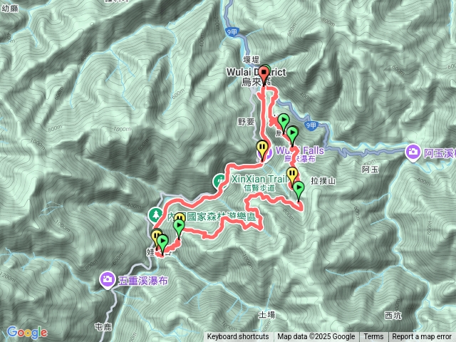 烏來大刀山-內洞林道-信賢步道