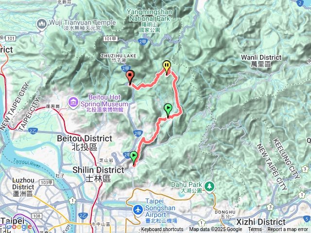 20250831故宮-竹篙山-陽明山總站