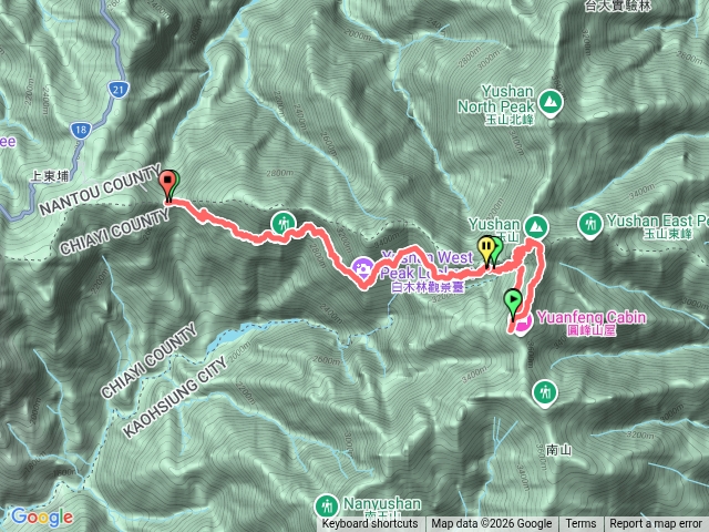 玉山南稜上玉山主峰預覽圖